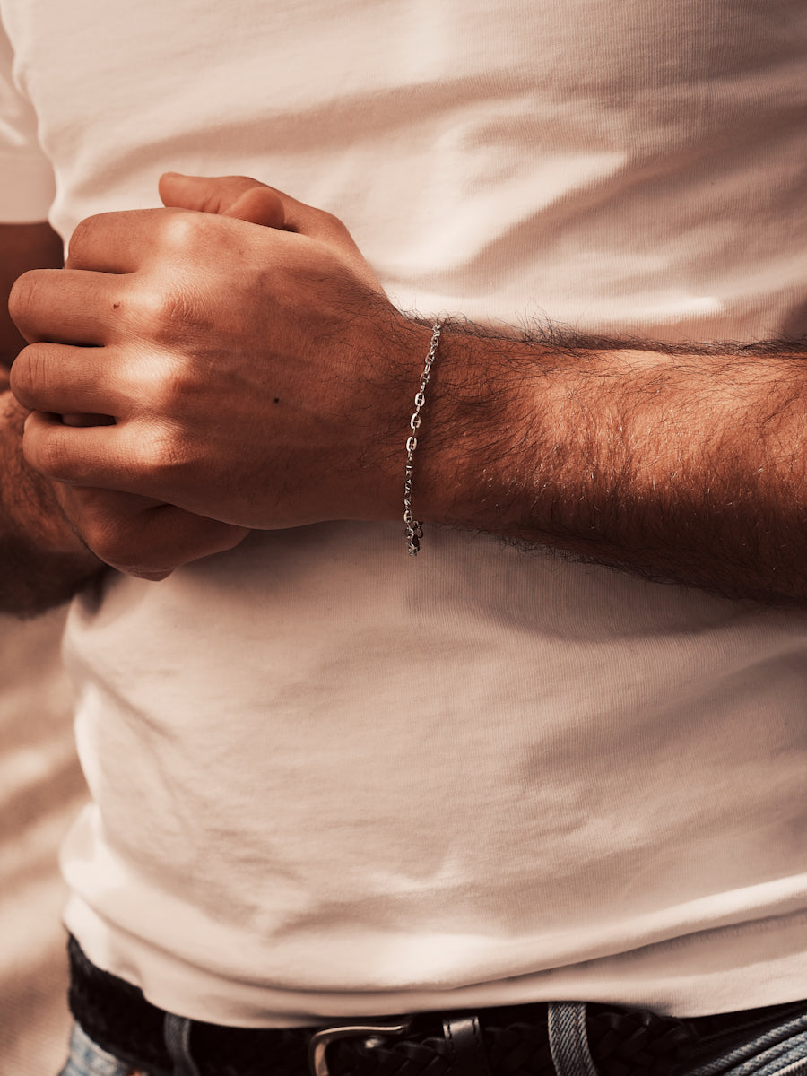 Sterling Silver Chain Link Bracelet