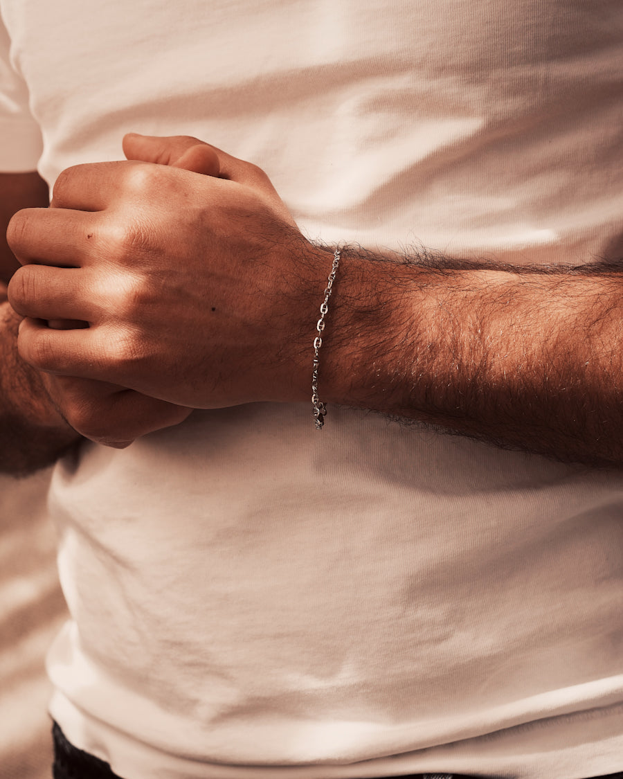 Sterling Silver Chain Link Bracelet