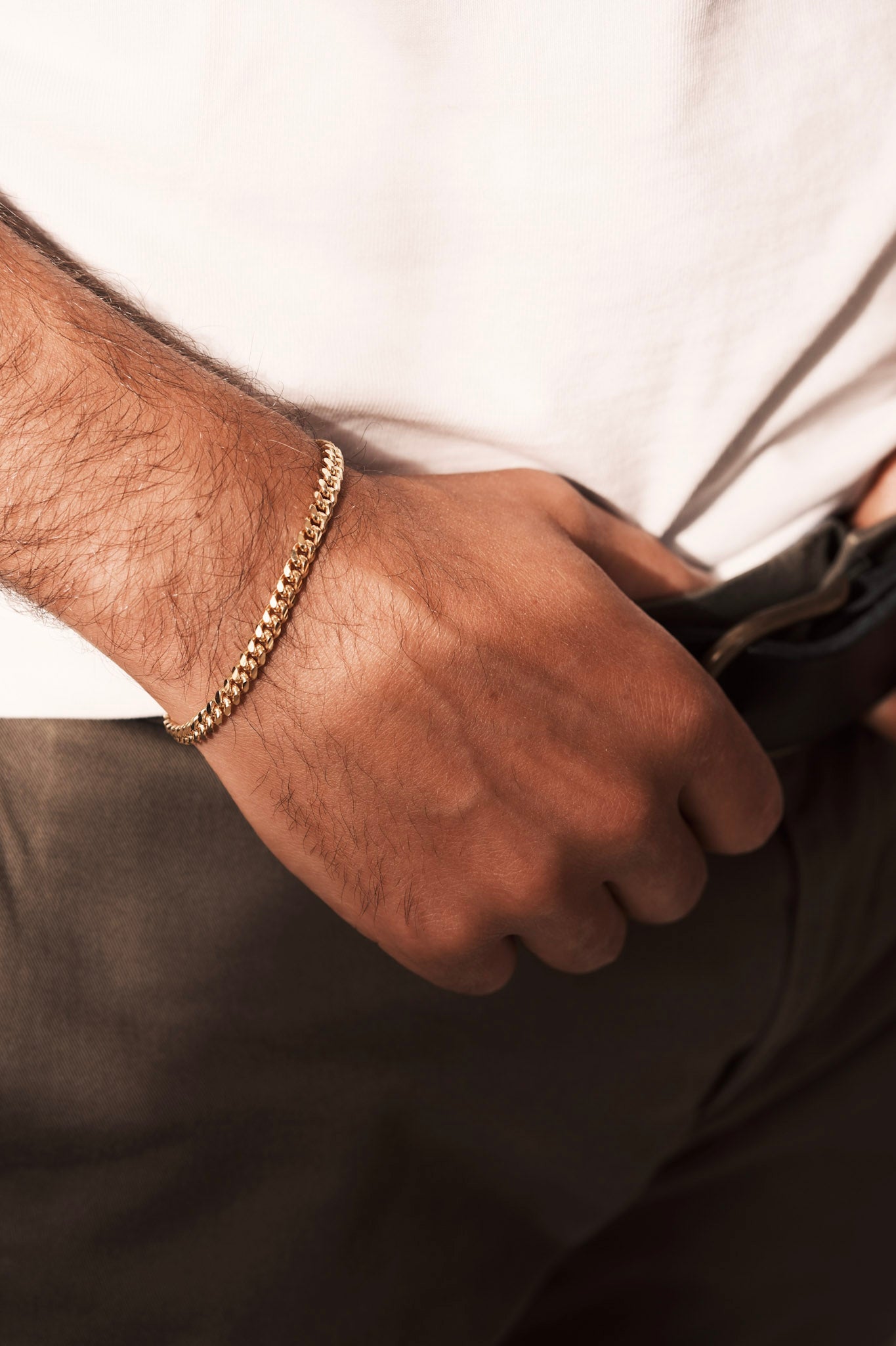 Gold Heavyweight Bracelet