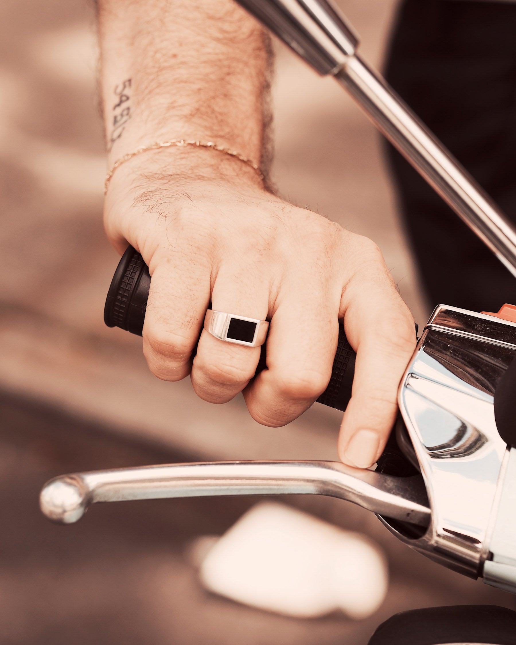 Black Onyx Heavyweight Ring