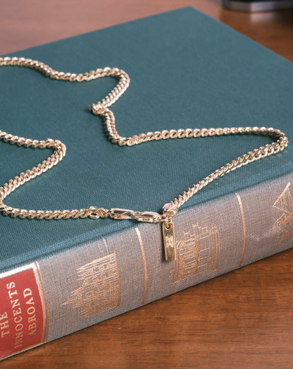 5mm CubanLink Necklace Gold