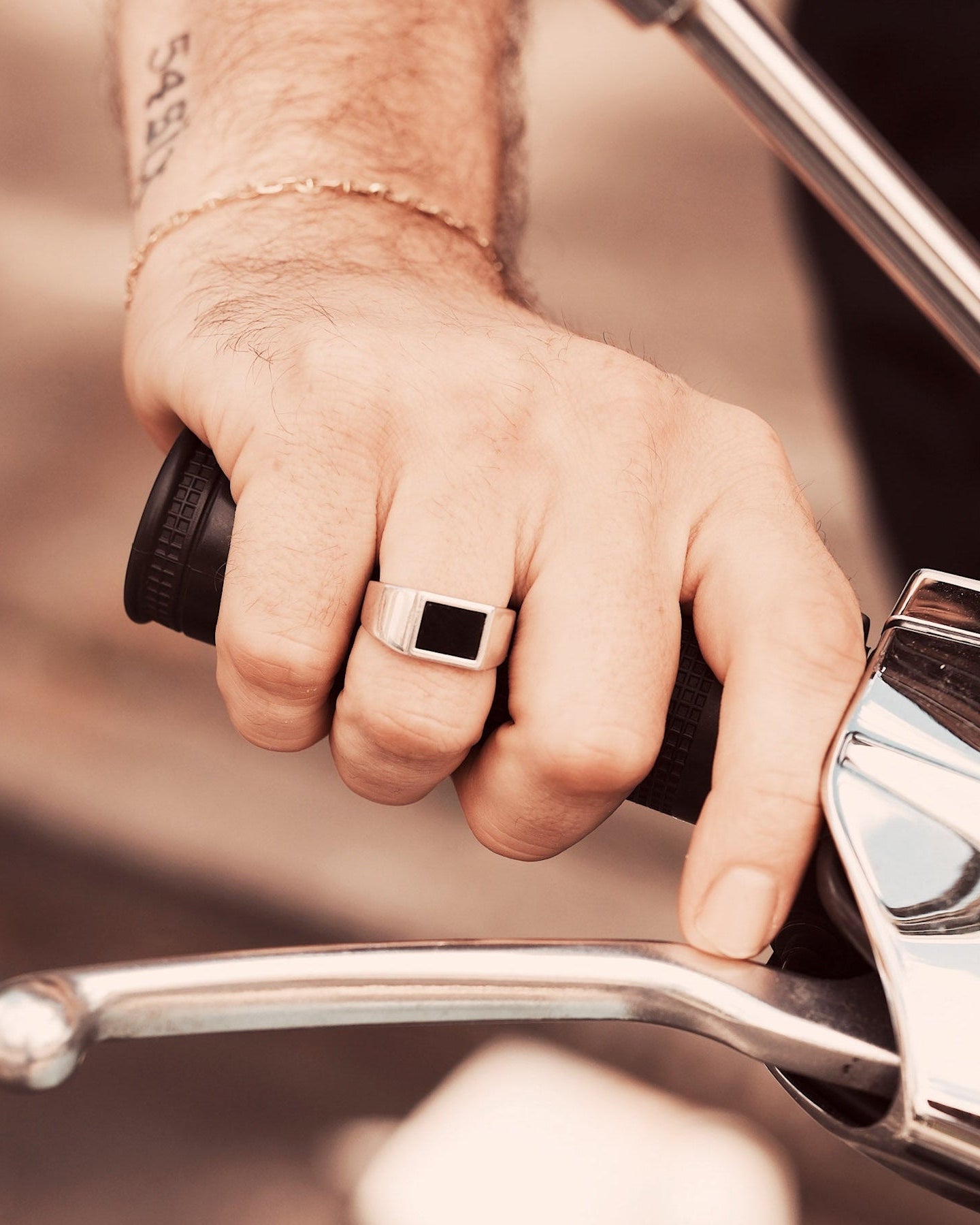Black Onyx Heavyweight Ring