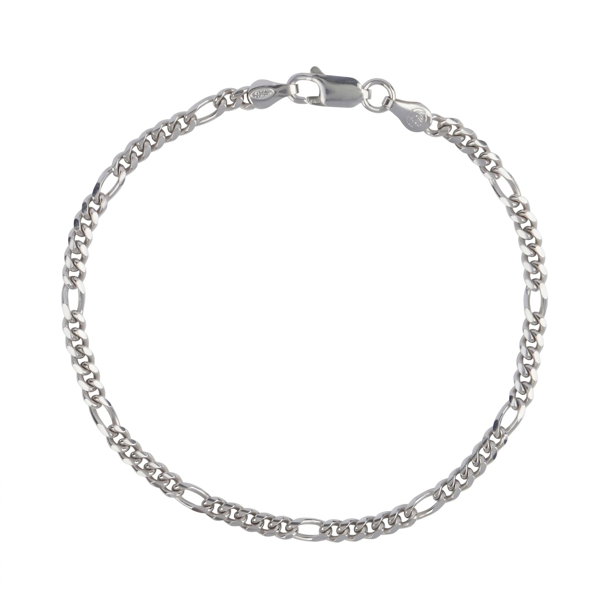 Sterling Silver Figaro Bracelet