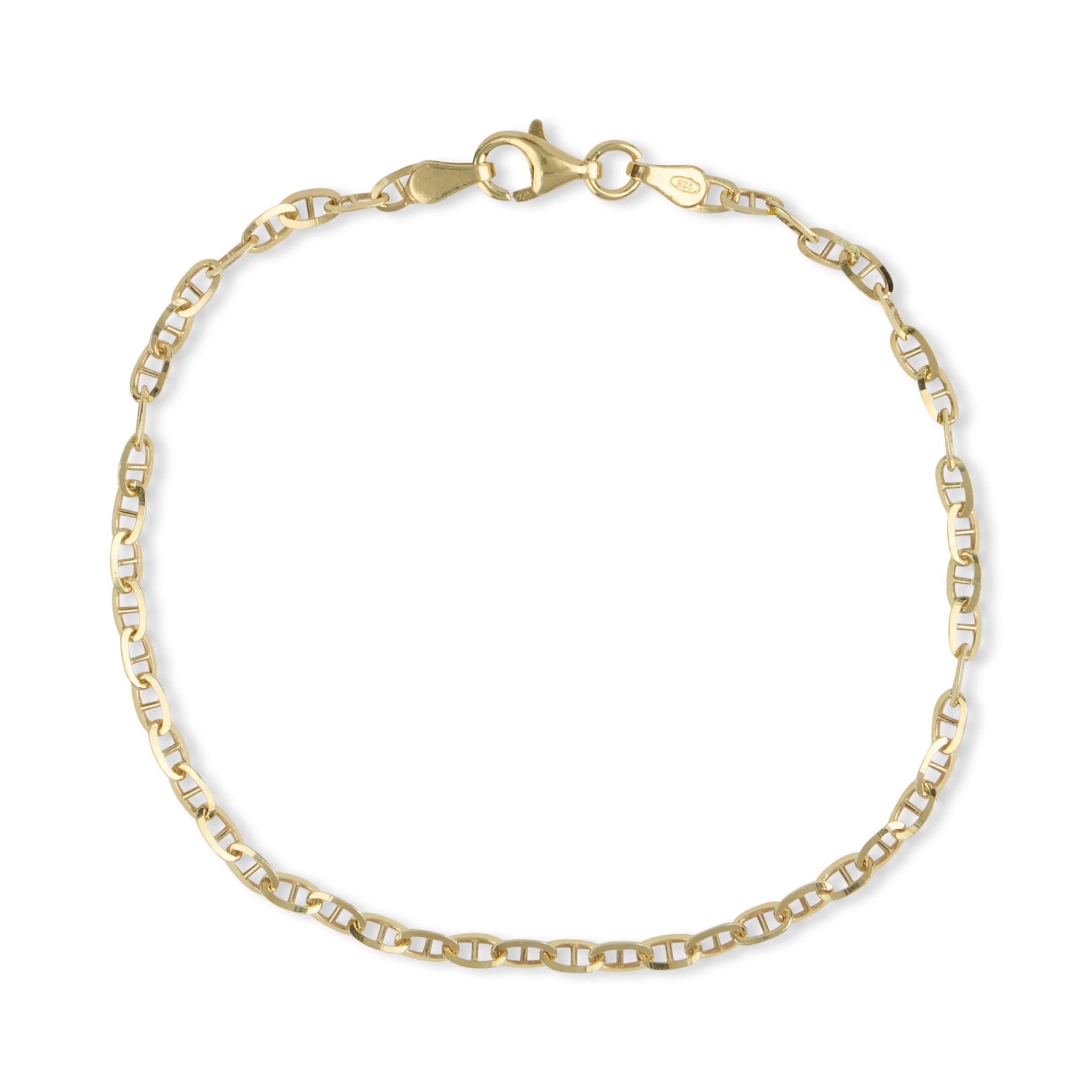 Gold Chain Link Bracelet